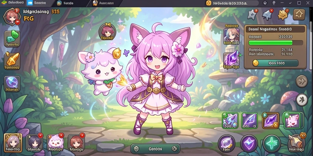 Screenshot dari karakter dengan item baru yang dibuka.
