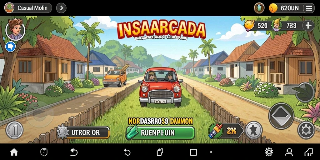 Momen seru saat menyelesaikan level sulit.