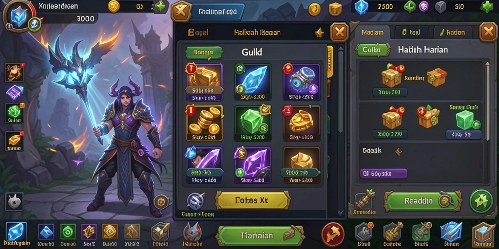 Screenshot momen menegangkan saat pertarungan boss.
