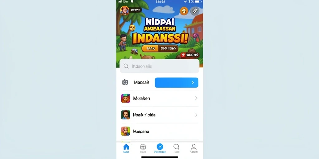 Menampilkan fitur permainan yang seru dan menantang.