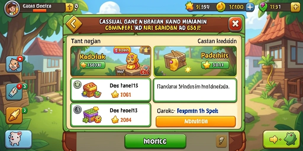 Grafis menawan saat menjelajahi dunia fantastis.
