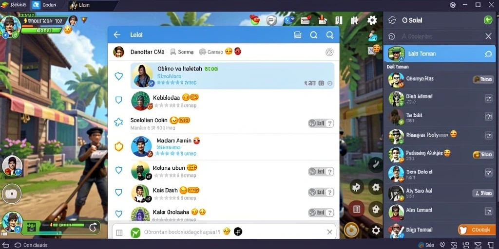 Fitur multiplayer yang memungkinkan bermain bersama teman.