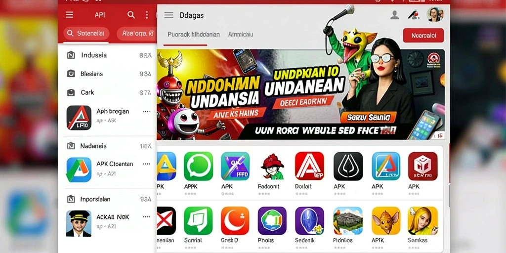 Tampilan level permainan yang menantang dan seru.